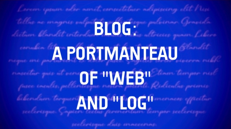 blogaportmanteauofwebandlog